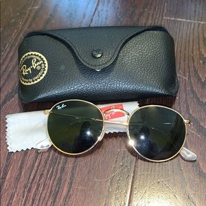 Round Metal Ray-Ban Sunglasses